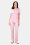 Amante Full Length Pyjama Bottom - Orchid Checks Print — thumbnail 5